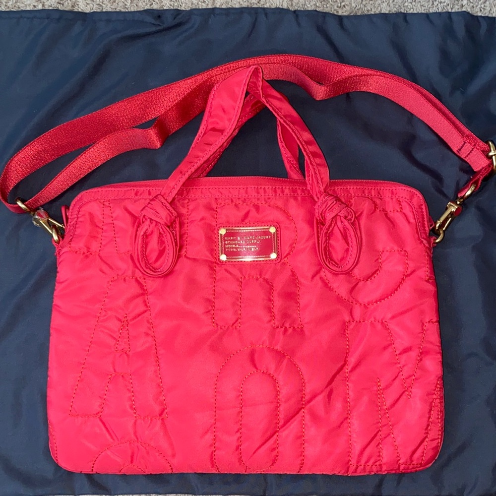 Neon Pink Marc by Marc Jacobs Computer Bag